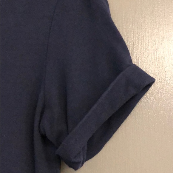 Fighting Eel Dresses Fighting Eel Blue Mini Dress W Sleeve Detail